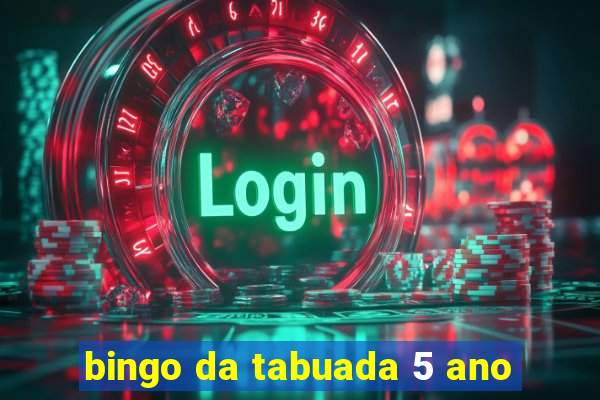 bingo da tabuada 5 ano