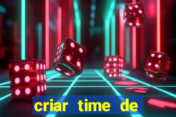 criar time de futebol simulador