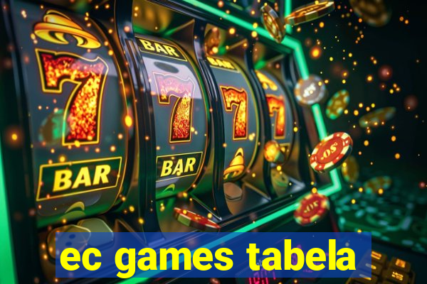 ec games tabela