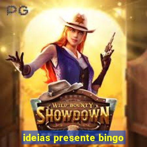 ideias presente bingo