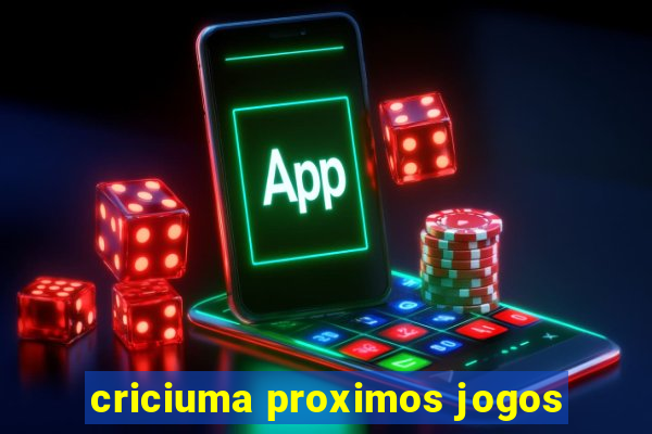 criciuma proximos jogos