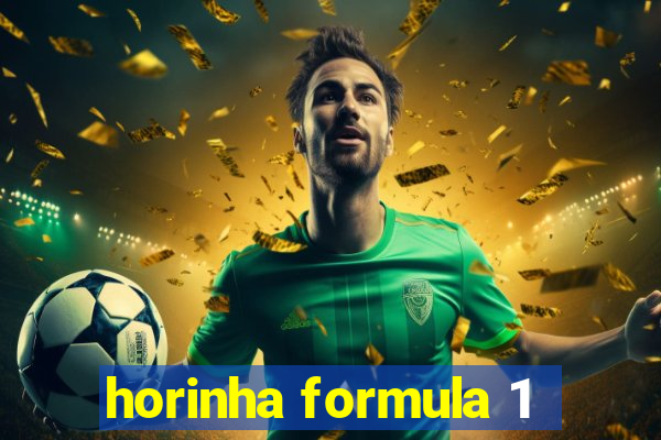 horinha formula 1