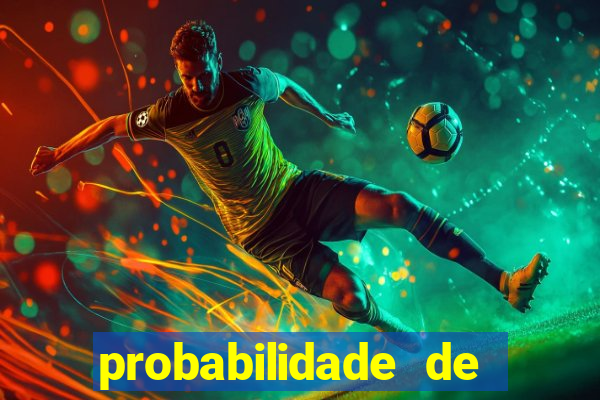 probabilidade de jogos de futebol de hoje