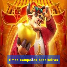 times campeões brasileiros