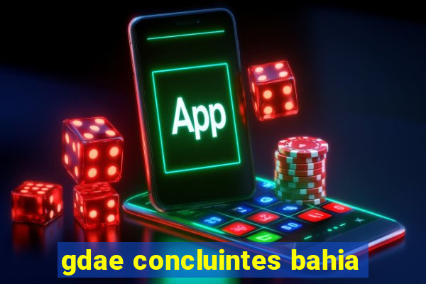 gdae concluintes bahia