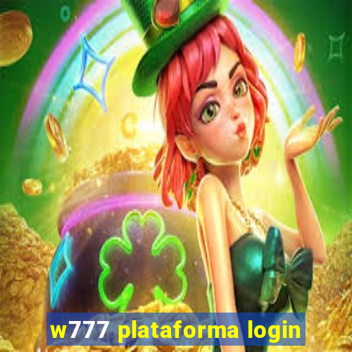 w777 plataforma login